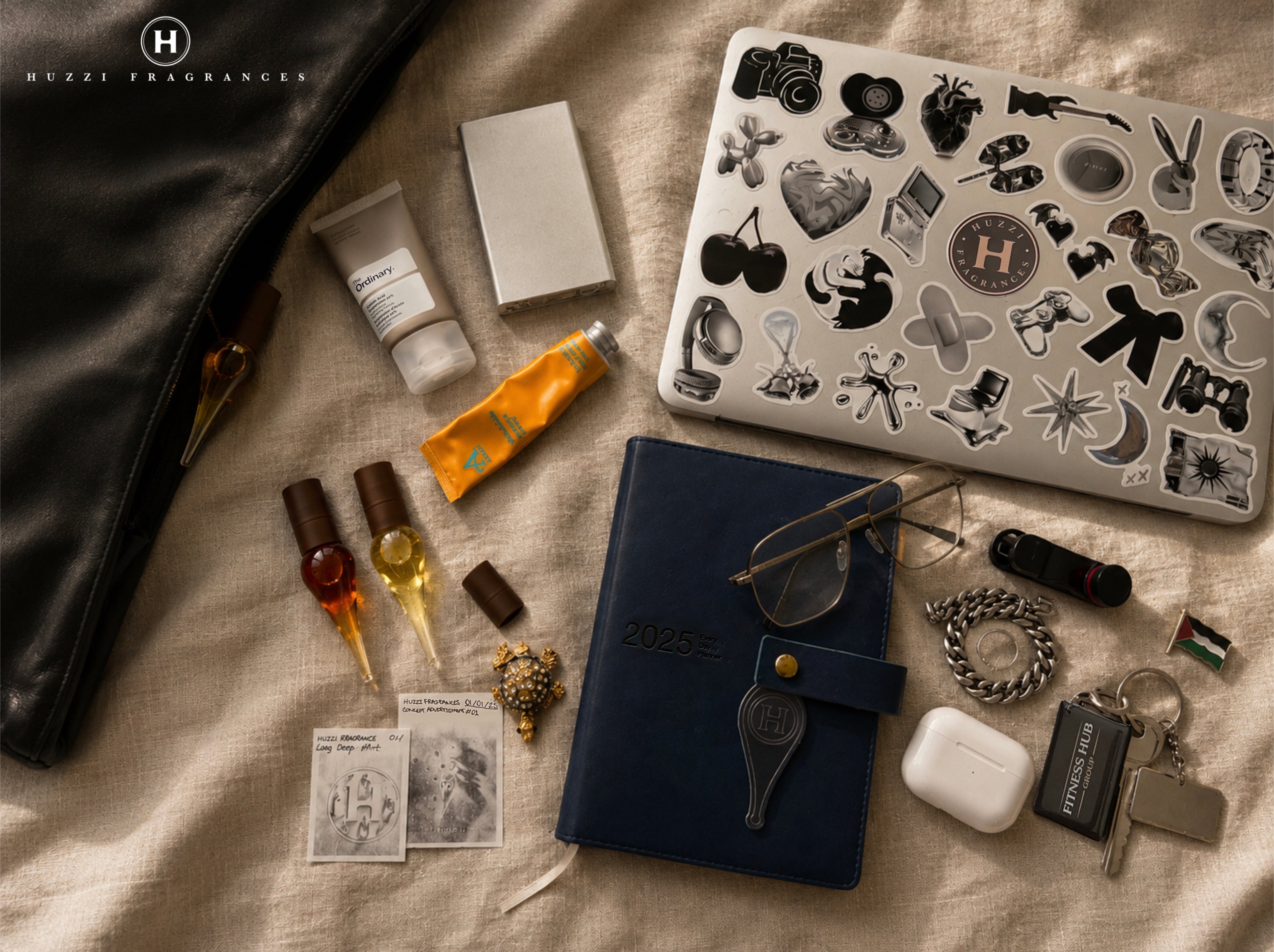Huzzi No.02 - Coco Vanille - 10ml Glass Vial