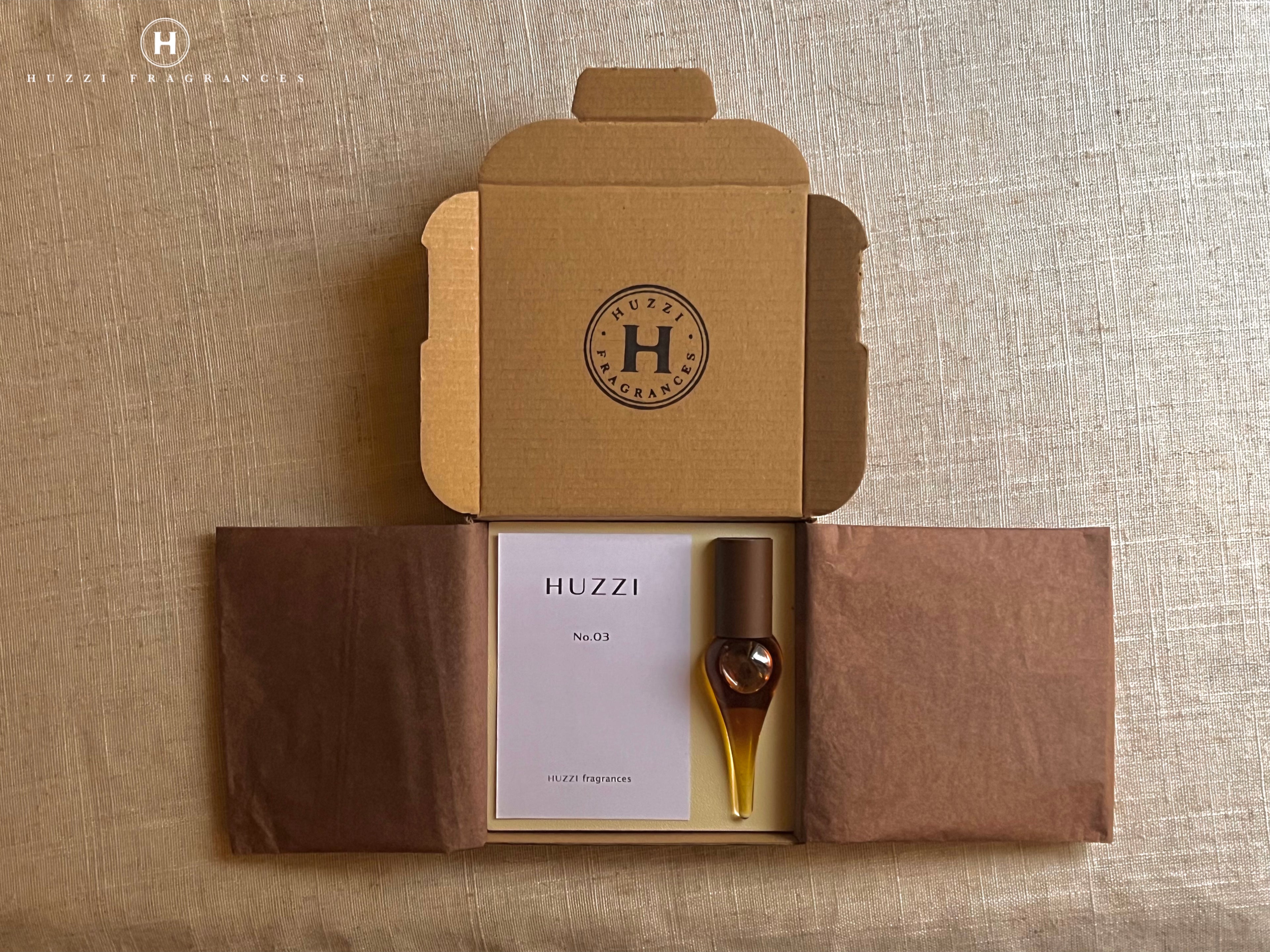 Huzzi No.02 - Coco Vanille - 10ml Glass Vial